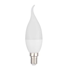 картинка Светодиодная (LED) СВЕЧА НА ВЕТРУ матовая Лампа Smartbuy-C37-9,5W/3000/E14 от магазина gslight