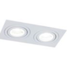 картинка Светильник врезной GU10 белый  S9025 WH двойной от магазина gslight