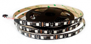 картинка Лента SPI WS2811 60 LED/m IP20 12V(RGB) black от магазина gslight