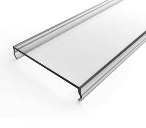 картинка Поликарбонатовый экран для профиля GS.4932, 3535, 9035, 6735 v2.0 (прозрачный) от магазина gslight