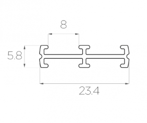 картинка Алюминиевый профиль подвесной LT.25 с экраном магазин gslight Screenshot_24