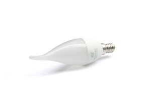 картинка Светодиодная (LED) СВЕЧА НА ВЕТРУ матовая Лампа Smartbuy-C37-05W/3000/E14 магазин gslight 40181
