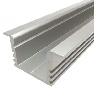 картинка Алюминиевый профиль встраиваемый GS.1225 v2.0 без экрана магазин gslight lc-lpv-1222-2